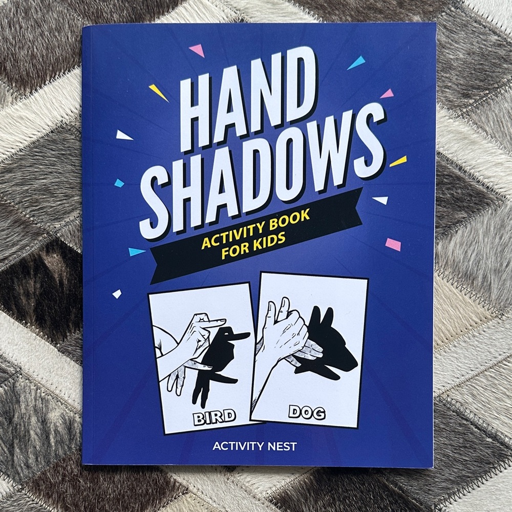 Hand Shadows Activity Book - Blue